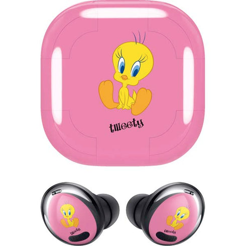 Looney Tunes Tweety Pinky Galaxy Buds Pro Skin